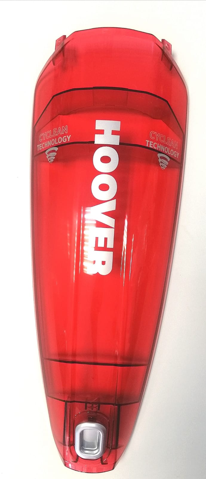 Coperchio scopa elettrica Hoover Syrene rosso  trasparente originale